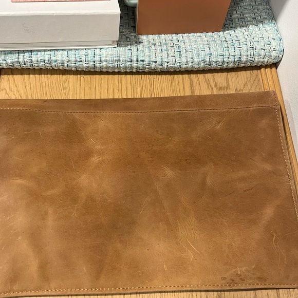 Spell and the Gypsy Collective - The Girl Friday Distressed Tan Leather Clutch - Picture 4 of 8